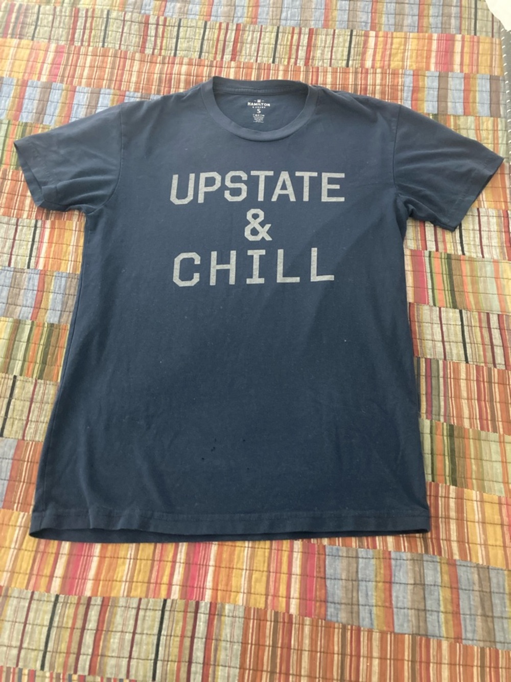 Hamilton & ADAMS 'UPSTATE & CHILL' Graphic Crew Neck Tee